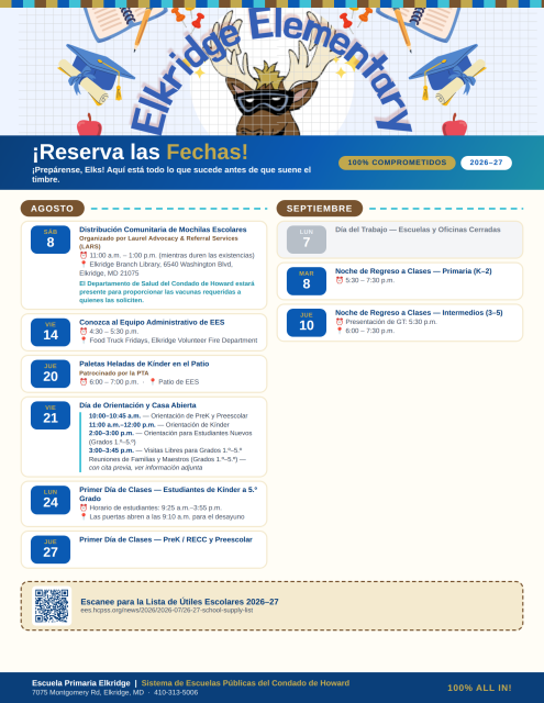 Save the Dates (Espanol)