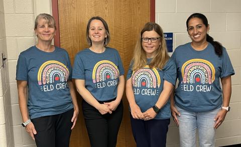 Shows the English Language Development team.